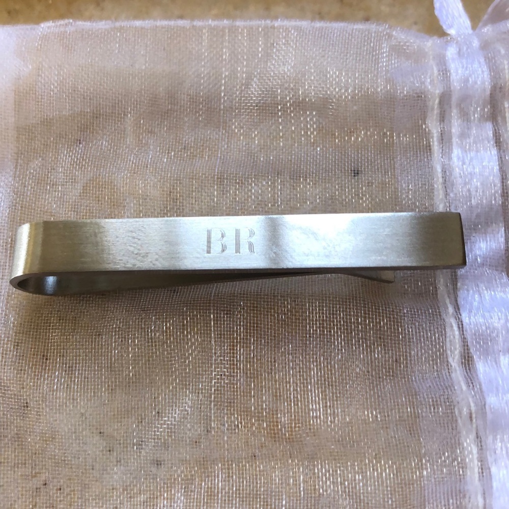 NWT Hawson men’s monogrammed with BR tie or money clip